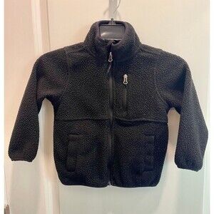Free Country Black Fleece Jacket Boys/Girls 3T